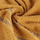 Eurofirany, ręcznik Dina, 70-140 cm, musztardowy