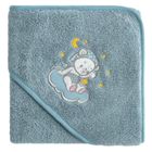 Eurofirany, ręcznik dziecięcy, 100-100 cm, niebieski