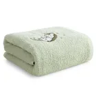 Eurofirany, ręcznik dziecięcy baby, 100-100 cm, miętowy