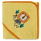 Eurofirany, ręcznik dziecięcy baby, 100-100 cm, pomarańczowy