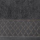 Eurofirany, ręcznik Layla, 30-50 cm, stalowy