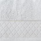 Eurofirany, ręcznik Layla, 50-90 cm, srebrny