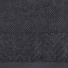 Eurofirany, ręcznik, Loren, 30-50 cm, grafitowy