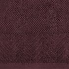 Eurofirany, ręcznik, Loren, 70-140 cm, bordowy
