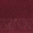 Eurofirany, ręcznik Margo, 70-140 cm, bordowy