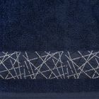 Eurofirany, ręcznik Nika, 70-140 cm, granatowy