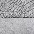 Eurofirany, ręcznik, Nola, 50-90 cm, srebrny