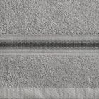 Eurofirany, ręcznik Tris, 30-50 cm, srebrny