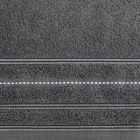 Eurofirany, ręcznik Vento, 50-90 cm, stalowy