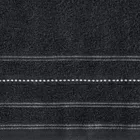 Eurofirany, ręcznik Vento, 70-140 cm, czarny