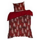 Eurofirany, świąteczny komplet pościeli, Rubin, 160-200 cm, czerwony