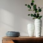 Eurofirany, wazon dekoracyjny, Diego, 15-15-24 cm, biały