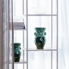 Eurofirany, wazon dekoracyjny, Dina, 14-25 cm, zielony