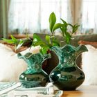 Eurofirany, wazon dekoracyjny, Dina, 18-20 cm, zielony