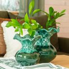 Eurofirany, wazon dekoracyjny, Dina, 22-25 cm, zielony