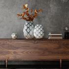 Eurofirany, wazon dekoracyjny, Saela, 20-10-26 cm, srebrny