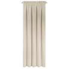 Eurofirany, zasłona gotowa, Angelica, na taśmie, 140-270 cm, beżowy