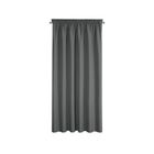 Eurofirany, zasłona gotowa na taśmie, Rita, 140-175 cm, grafitowy