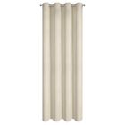 Eurofirany, zasłona gotowa, Nerisa, 140-250 cm, ciemnokremowy