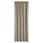 Eurofirany, zasłona gotowa, Nilo, na taśmie, 140-270 cm, ciemnobeżowy