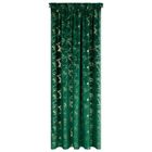 Eurofirany, zasłona gotowa, Raja, na taśmie, 140-270 cm, ciemnozielony