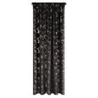 Eurofirany, zasłona gotowa, Raja, na taśmie, 140-270 cm, czarny