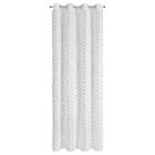 Eurofirany, zasłona gotowa, Roses, 140-250 cm, biały