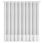 Eurofirany, zasłona gotowa, Roses, 350-250 cm, biały