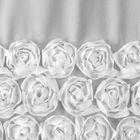 Eurofirany, zasłona gotowa, Roses 8, 400-160 cm, biały