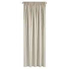 Eurofirany, zasłona gotowa, Vani, na taśmie, 140-270 cm, beżowy