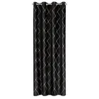 Eurofirany, zasłona zaciemniająca dekoracyjna, Pierre Cardin Margo, 140-250 cm, czarny