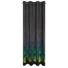 Eurofirany, zasłona zaciemniająca gotowa, Angelina, 140-250 cm, czarny