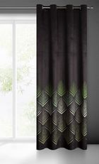 Eurofirany, zasłona zaciemniająca gotowa, Angelina, 140-250 cm, czarny