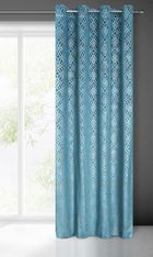 Eurofirany, zasłona zaciemniająca gotowa, Areta, 140-250 cm, niebieski