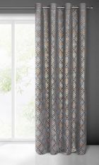 Eurofirany, zasłona zaciemniająca gotowa, Areta, 140-250 cm, stalowy