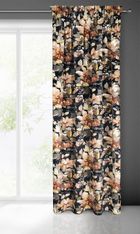 Eurofirany, zasłona zaciemniająca gotowa, Betty, na taśmie, 140-300 cm, grafitowy