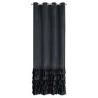 Eurofirany, zasłona zaciemniająca gotowa, Carli, 140-250 cm, czarny