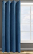 Eurofirany, zasłona zaciemniająca gotowa, D91 Rosa, 140-250 cm, granatowy