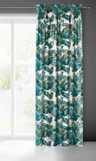 Eurofirany, zasłona zaciemniająca gotowa, Davos, na taśmie, 140-270 cm, zielony