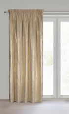 Eurofirany, zasłona zaciemniająca gotowa, Emila, na taśmie, 140-270 cm, kremowy