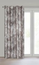 Eurofirany, zasłona zaciemniająca gotowa, Ester, 140-250 cm, stalowy