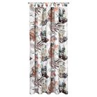 Eurofirany, zasłona zaciemniająca gotowa, Garden, na szelkach, 155-240 cm, biały