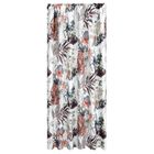 Eurofirany, zasłona zaciemniająca gotowa, Garden, na taśmie, 155-200 cm, biały