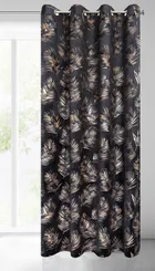 Eurofirany, zasłona zaciemniająca gotowa, Gloria, 140-250 cm, czarny