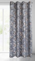 Eurofirany, zasłona zaciemniająca gotowa, Gloria, 140-250 cm, stalowy