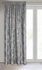 Eurofirany, zasłona zaciemniająca gotowa, Gloria, na taśmie 140-300 cm, stalowy