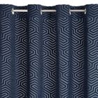 Eurofirany, zasłona zaciemniająca gotowa, Inga, 140-250 cm, granatowy