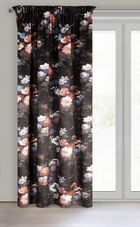 Eurofirany, zasłona zaciemniająca gotowa, Karen, na taśmie, 140-270 cm, czarny