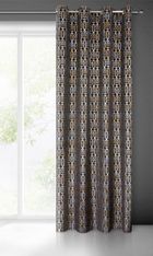 Eurofirany, zasłona zaciemniająca gotowa, laura, 140-250 cm, czarny