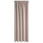 Eurofirany, zasłona zaciemniająca gotowa, Logan, na taśmie, 140-270 cm, pudrowy